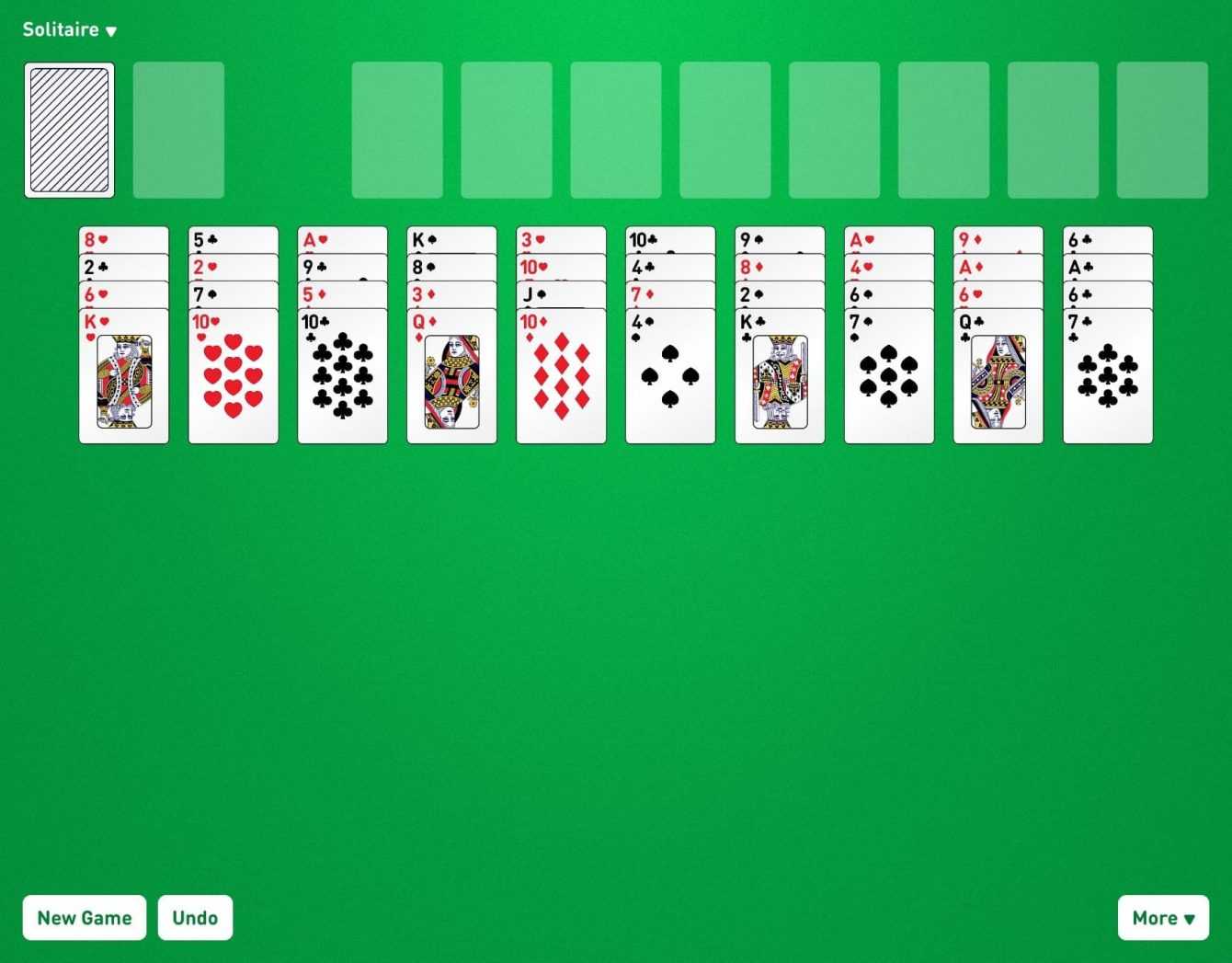 Solitaire game: here are all the rules