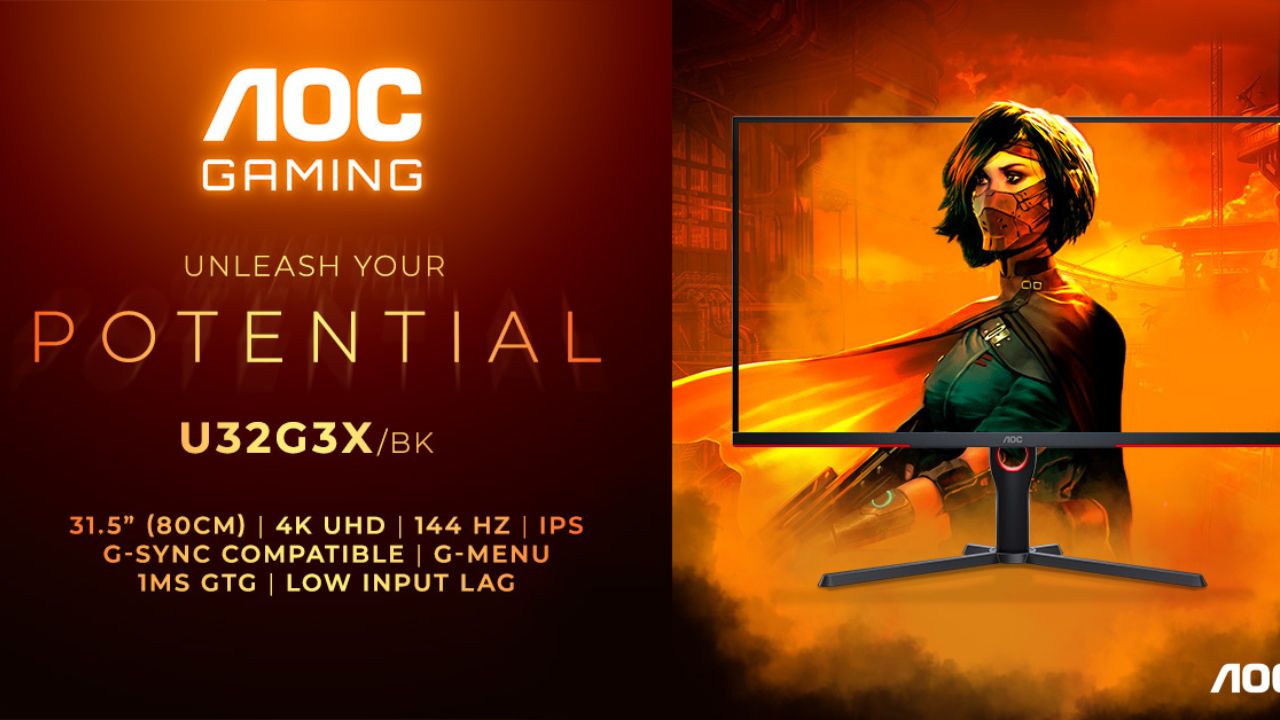 AOC GAMING presents two new 4K monitors for thumbnail gaming