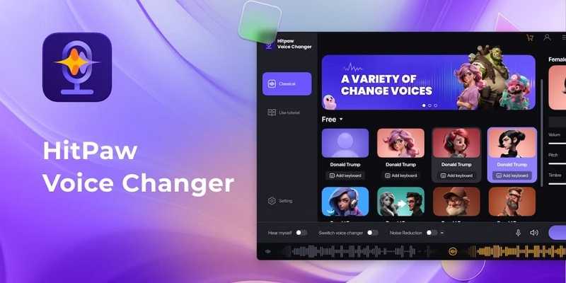 HitPaw Voice Changer: Change voice in real time in videos