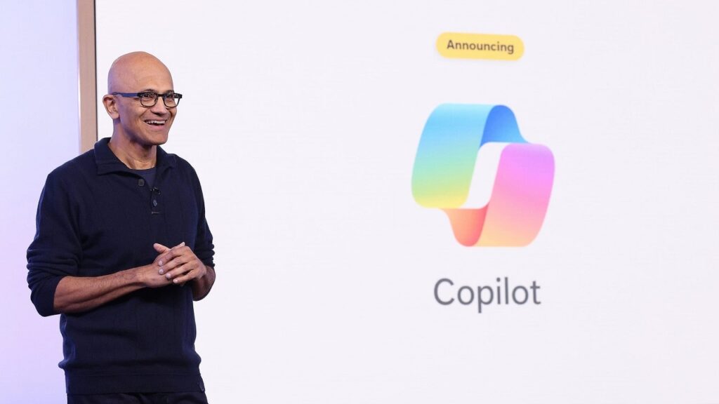 microsoft satya nadella ads surface copilot min