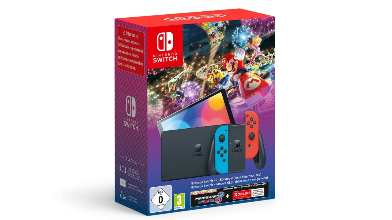 Nintendo Switch OLED and Mario Kart 8 Deluxe: an unmissable bundle from November 20th thumbnail