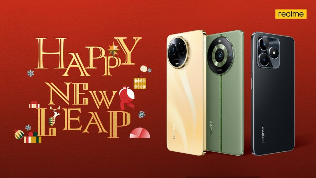 realme and offers on smartphones for Christmas