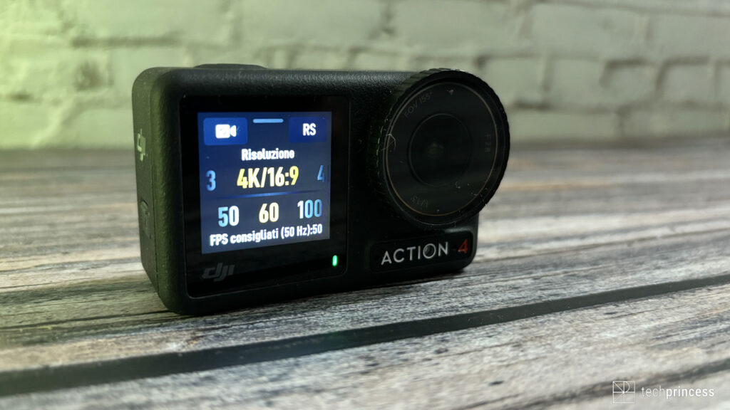 DJI Osmo Action 4 front display review