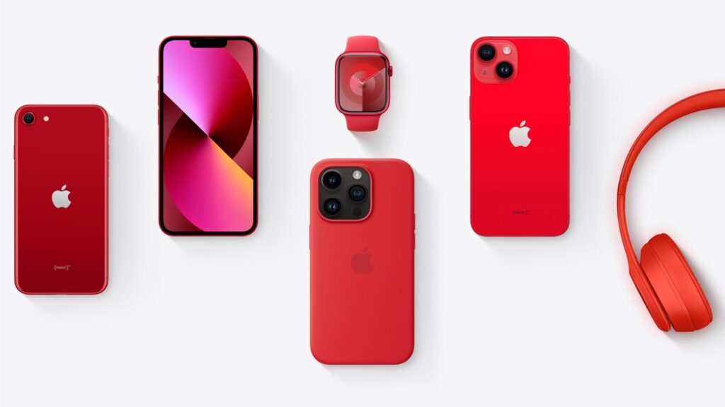 product red apple AIDS day min