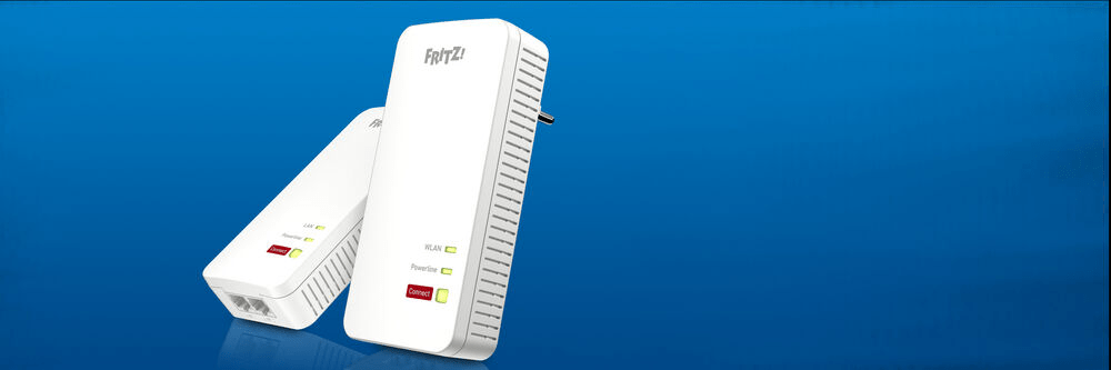 FRITZ!Powerline 1240 AX WLAN Set with Wi-Fi 6: Internet and Wi-Fi throughout the home