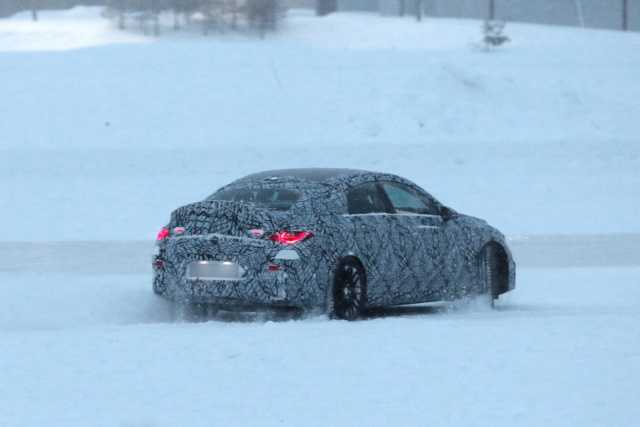 New Mercedes CLA AMG: here are the spy photos of the winter tests