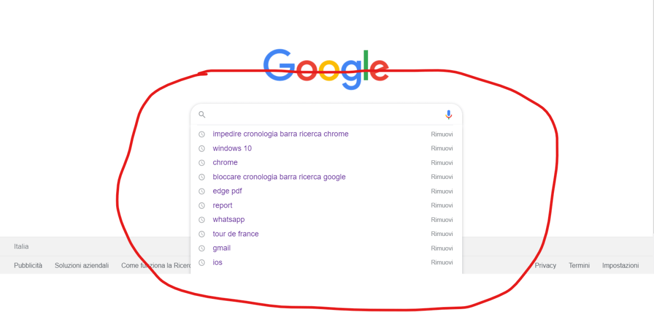 How to delete searches on Google