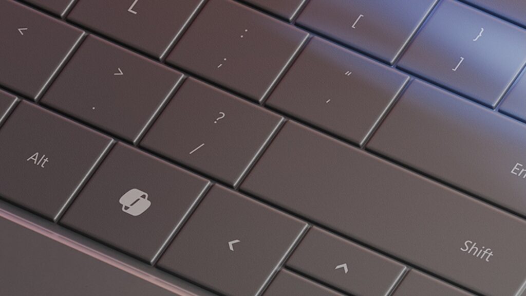 dedicated key on the keyboard for Microsoft Copilot min
