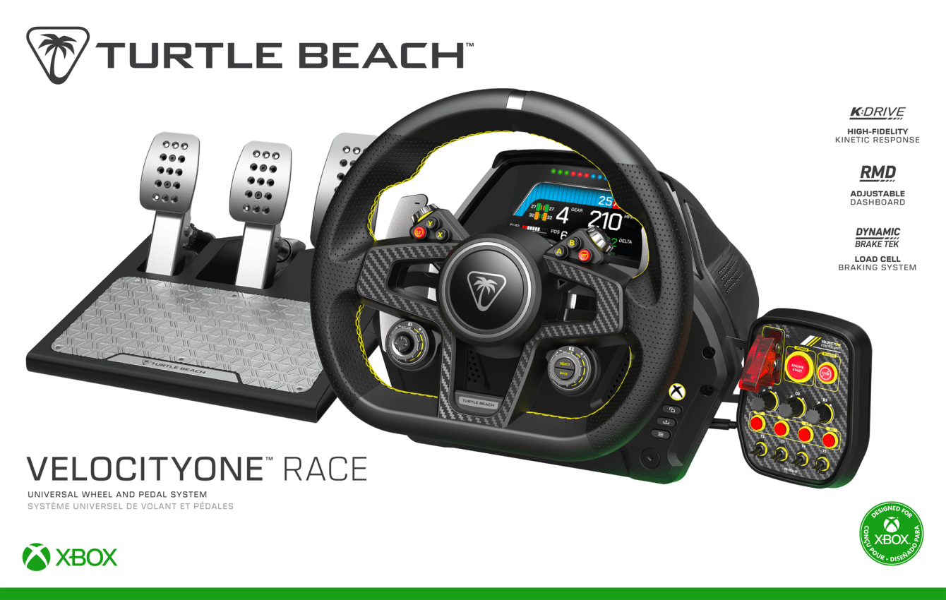 Realism at its best with Turtle Beach's VelocityOne Race for Xbox and PC