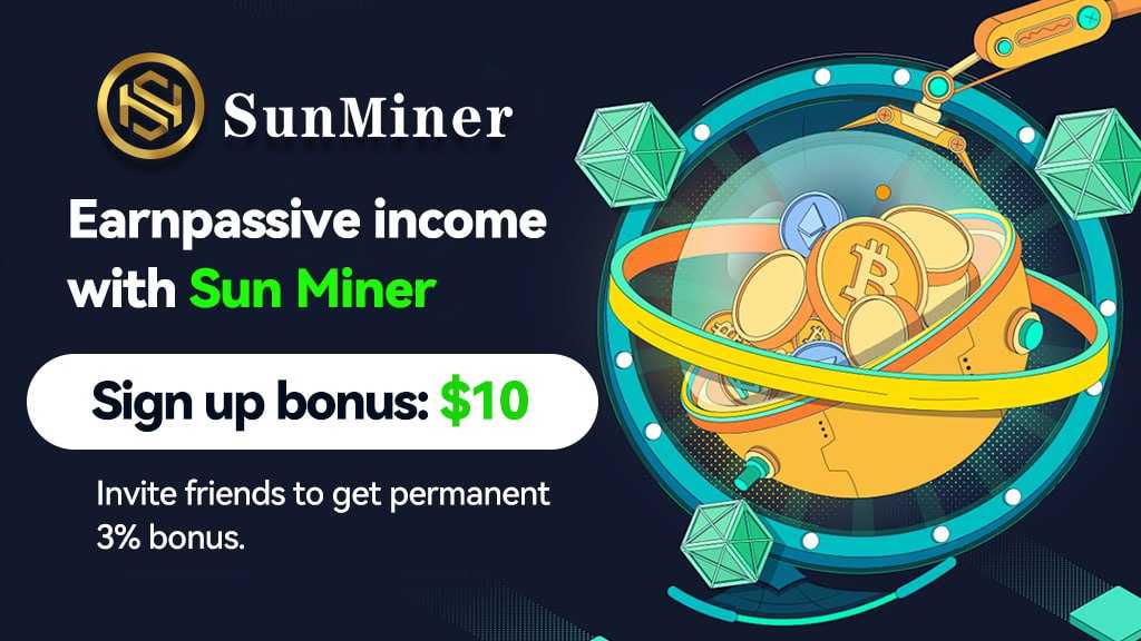 Sun Miner: how to make money with cloud mining