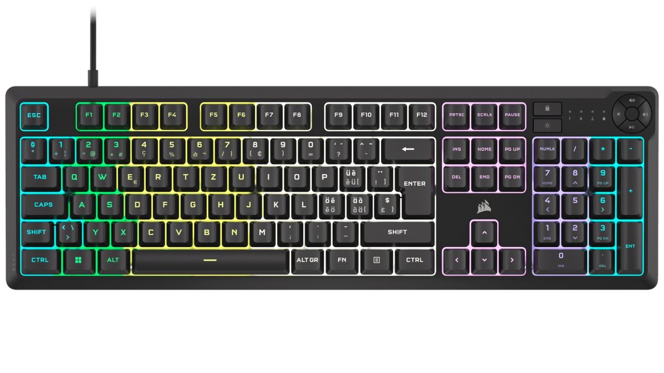 Winning debuts with K55 CORE: the new CORSAIR gaming keyboard