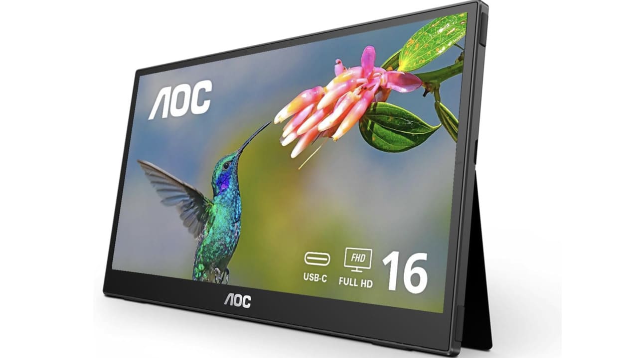 AOC svela il futuro della portabilità con il monitor ultra sottile AOC 16T3EA thumbnail