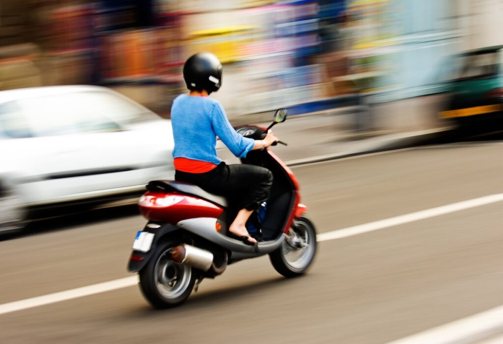 motorway motorbike.  Photo: Depositphotos