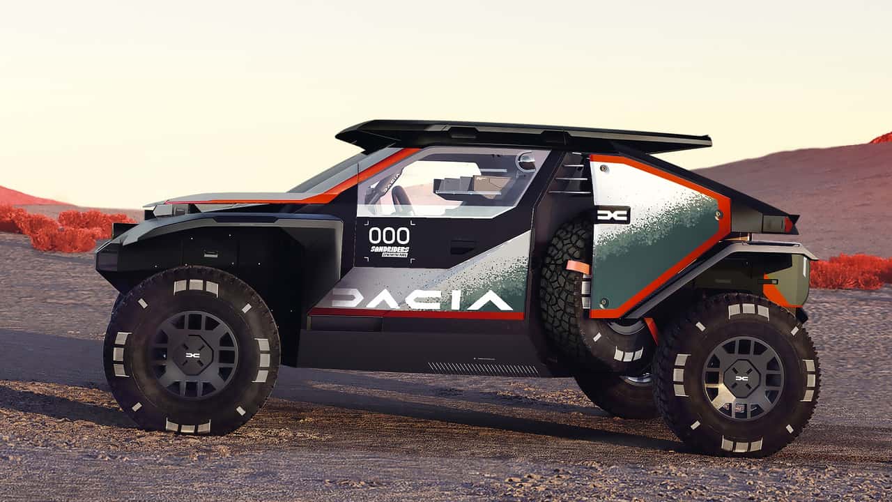 New Dacia Sandrider car: the revolution at the Dakar 2025