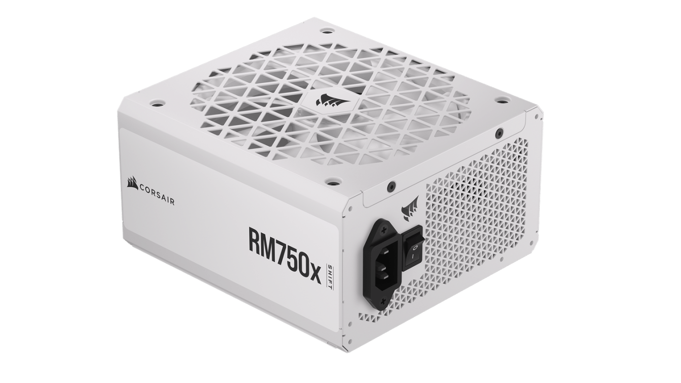 CORSAIR introduces the RMx SHIFT: the white side-connect power supply