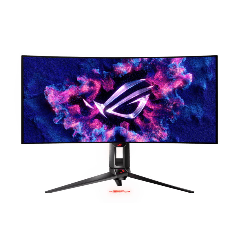 Experience immersive gaming with the ASUS ROG Swift OLED PG34WCDM gaming monitor