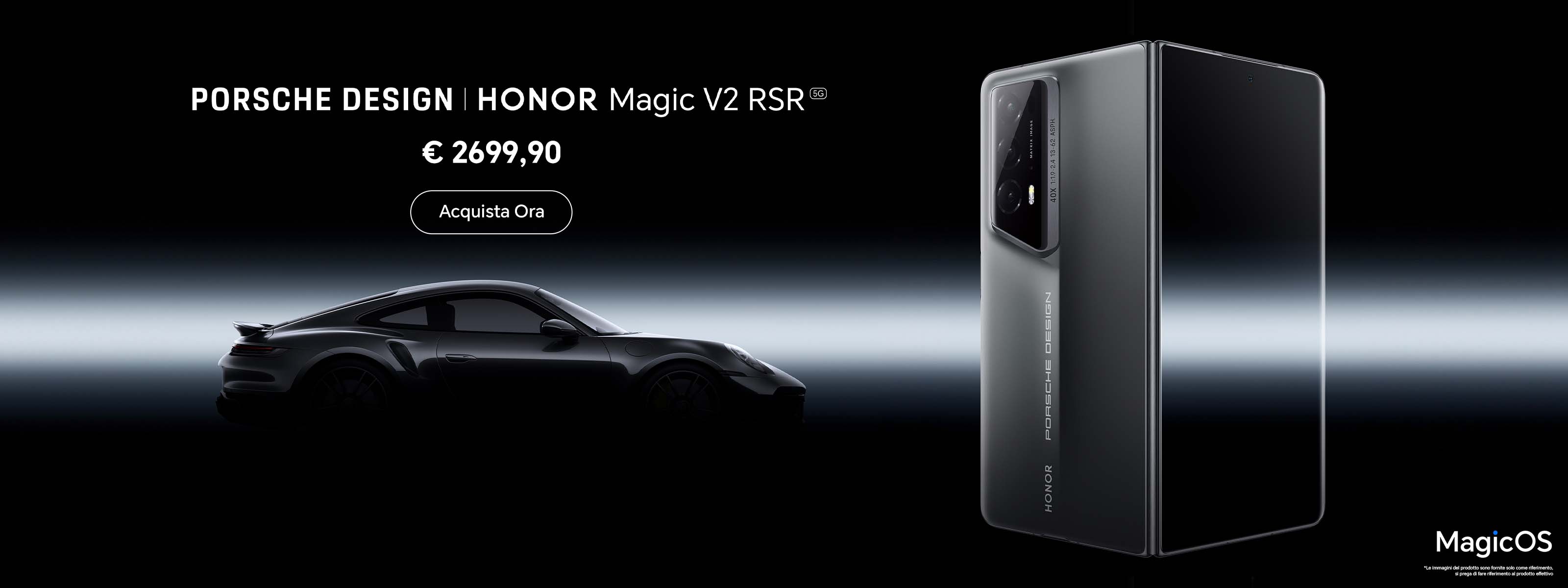 HONOR Magic V2 RSR: now available in Italy