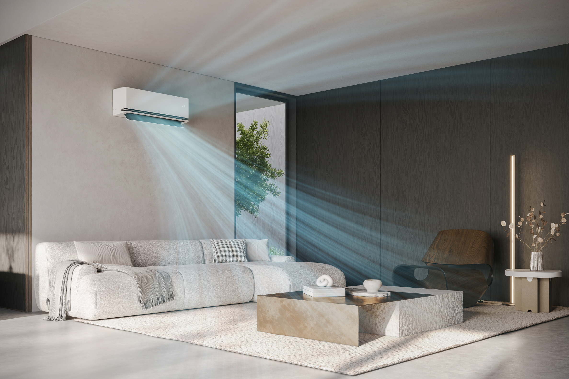 The innovative LG DualCool Premium air conditioner makes its debut in Italy