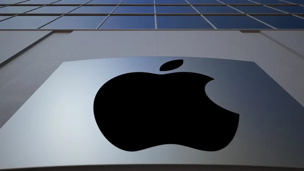 Apple logo, spyware on iPhones
