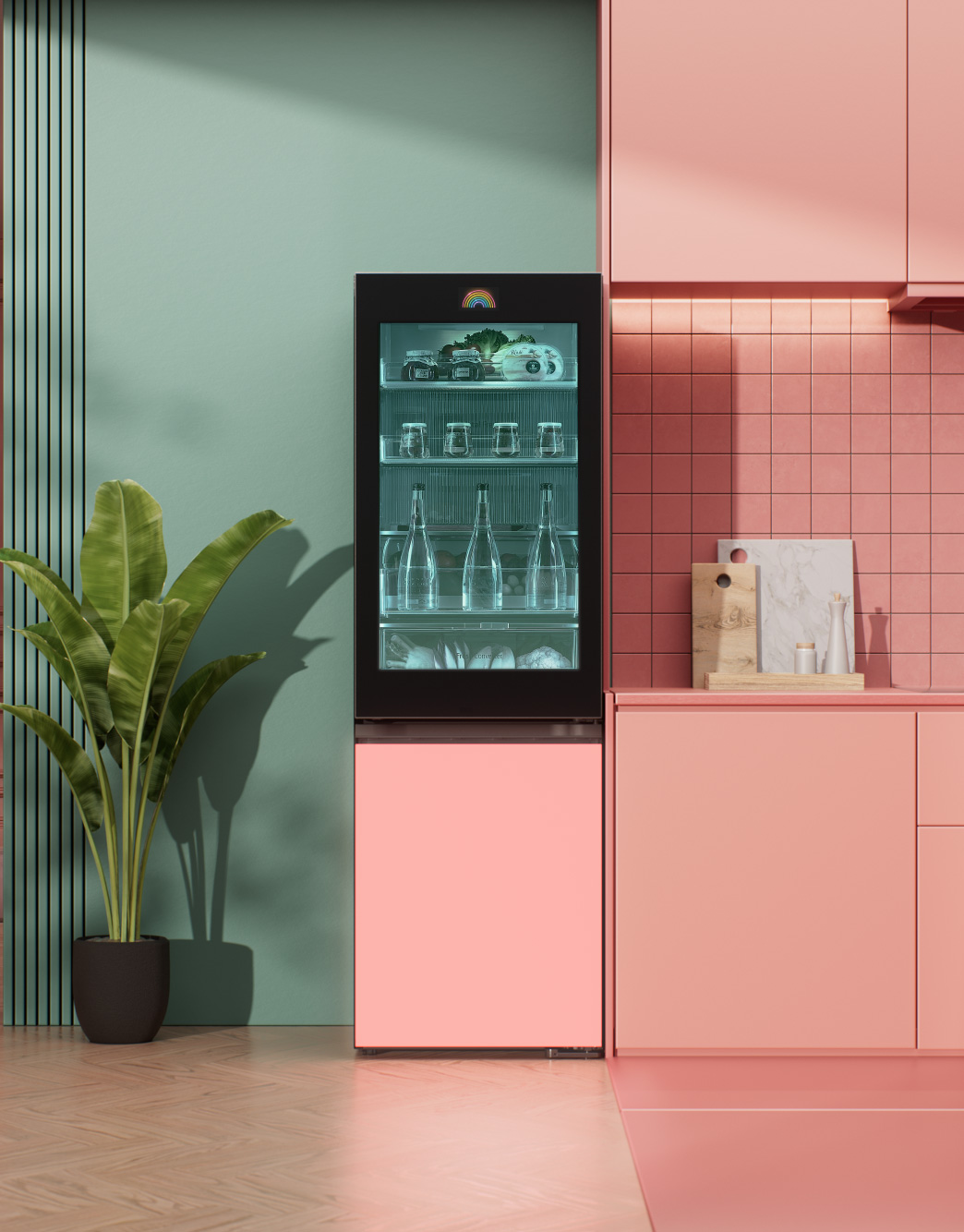 LG InstaView refrigerators: colors, music and revolution in the kitchen