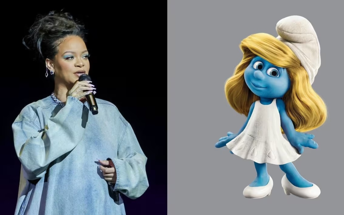Rihanna will be the main voice in the new animated Smurfs movie
