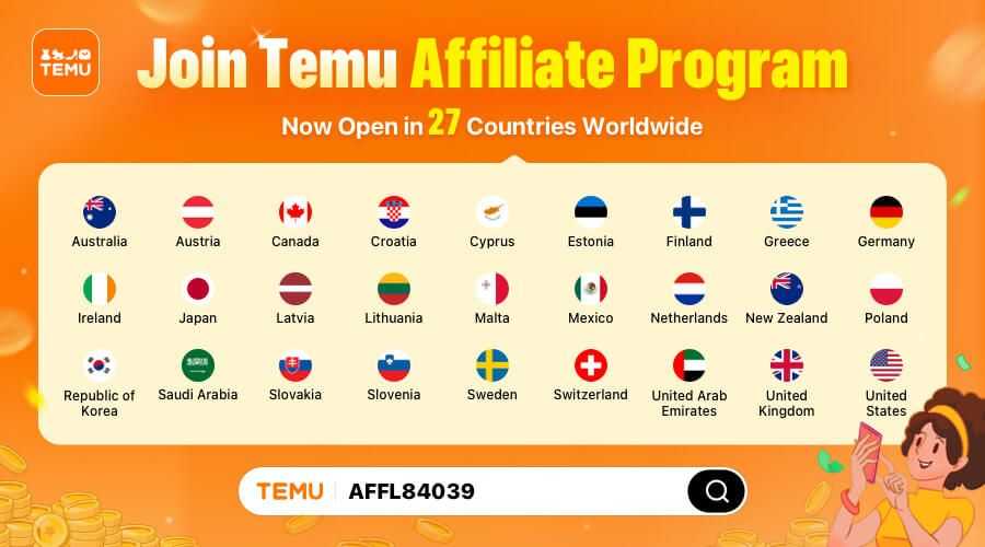 TEMU Affiliate Program Updates: Up to €100,000 per month!